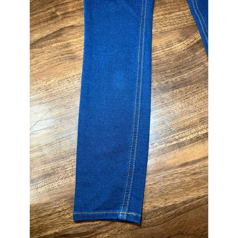 Justice Denim Leggings Girls 12 Slim Blue New Mid Rise Stretch Jeggings